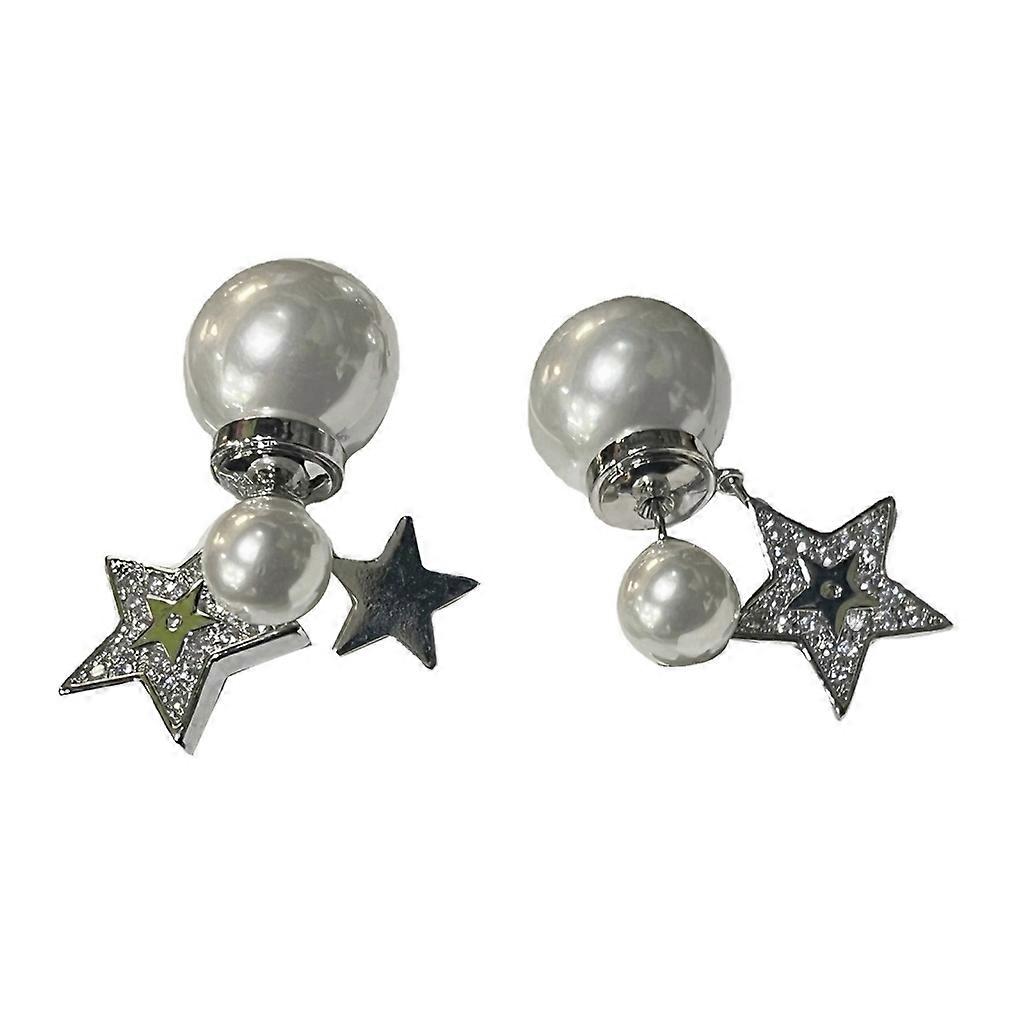 Tiny Simple Post Earring Personalized Star Preal Pendant Stud Earring Jewelry