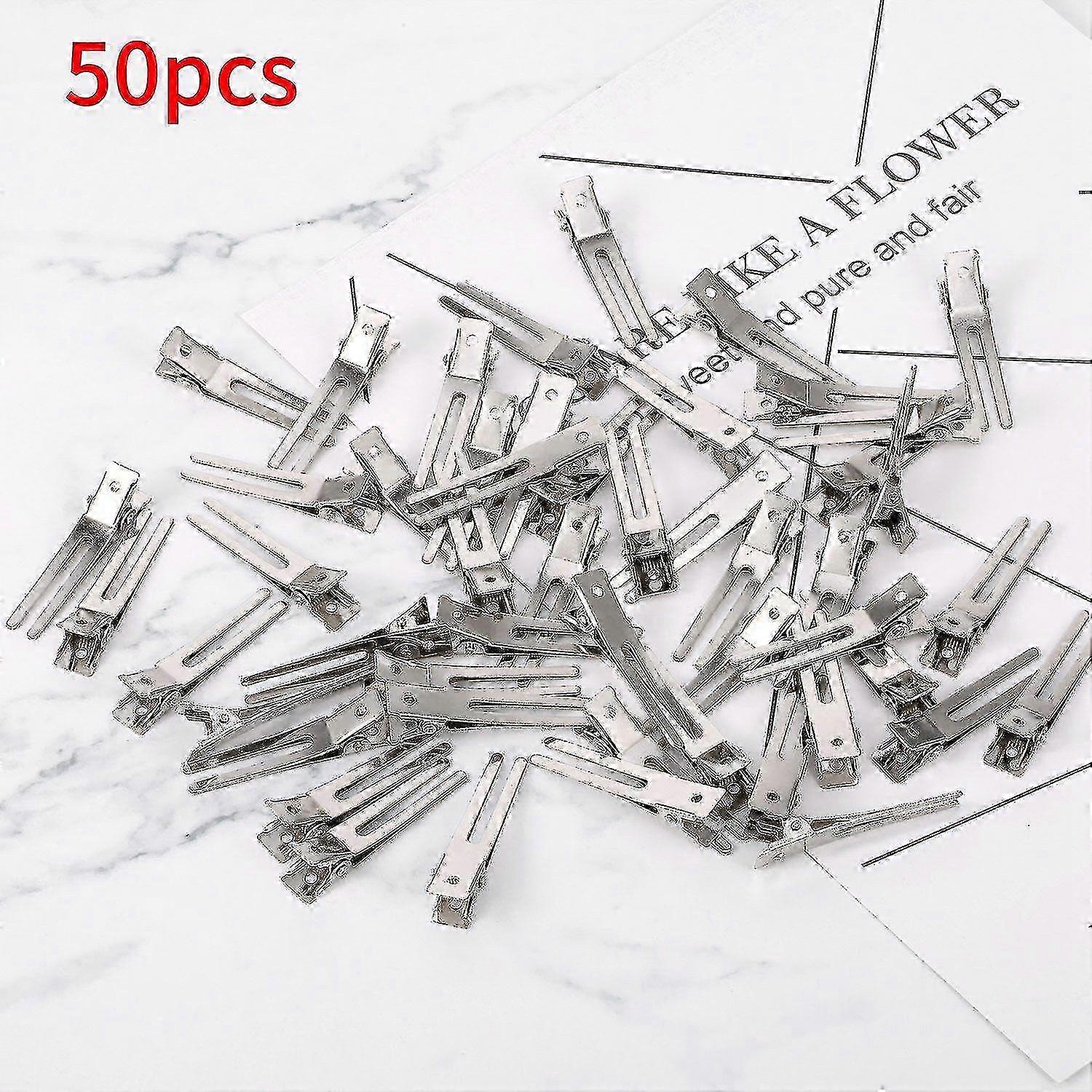 理髪ダブルピンカール設定セクションメタルクリップヘアピン