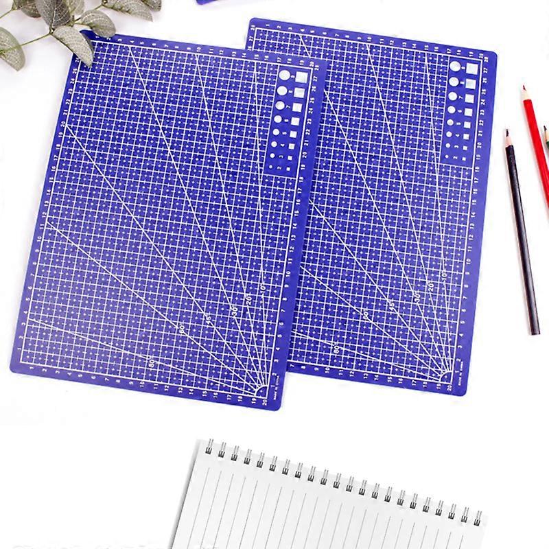 A5 Cutting Mat Single-sided Cutting Board Cut Pad DIY Tool with Clear Grid Lines Angles for Scrapbooking Art and Craft Projects