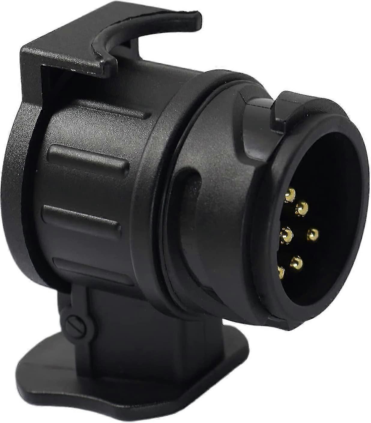 Truck Traction Adapter Electrical Plug Socket Converter Connector (black) (1pcs)