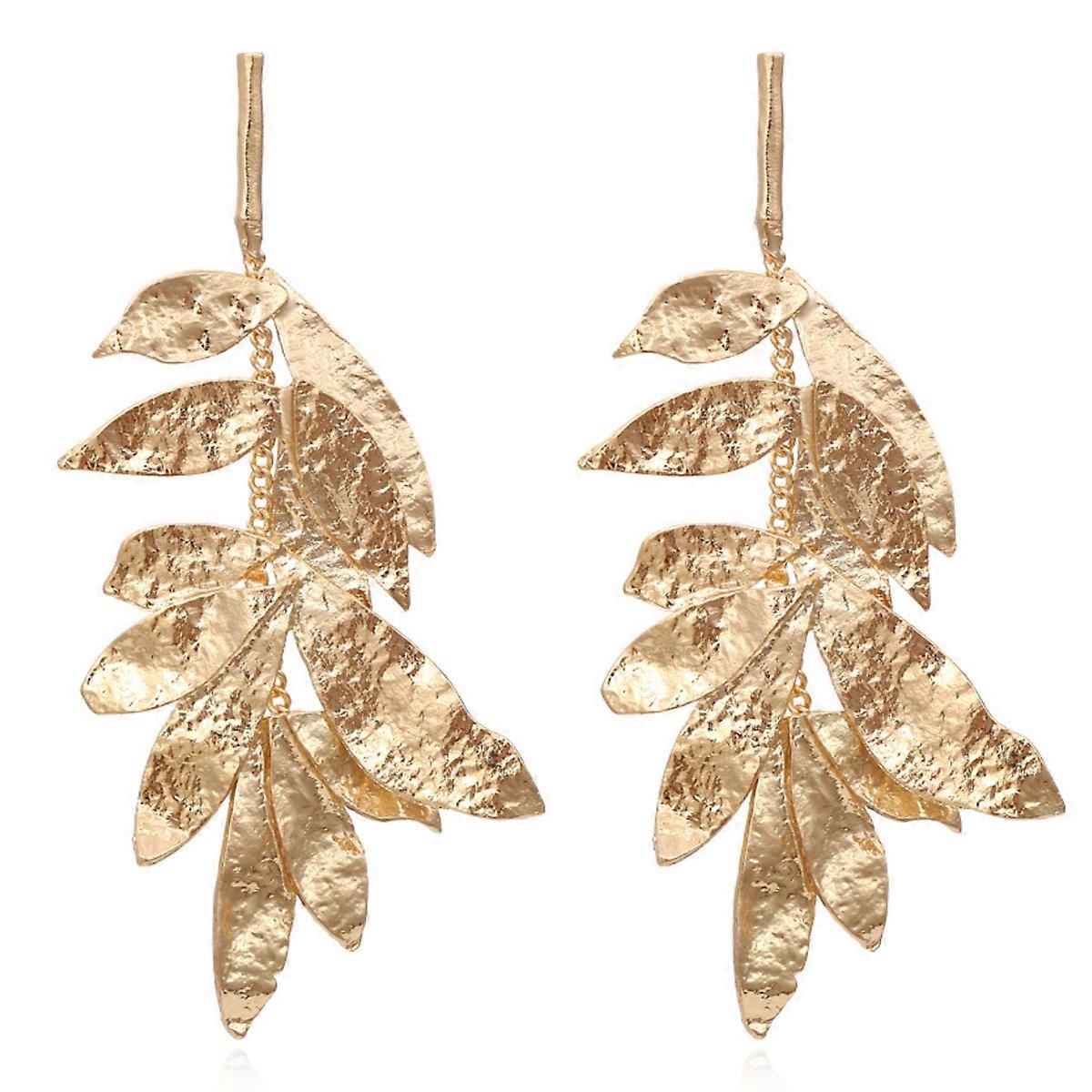 Moda Mujer Twist Pendientes Colgantes Multicapa Regalo