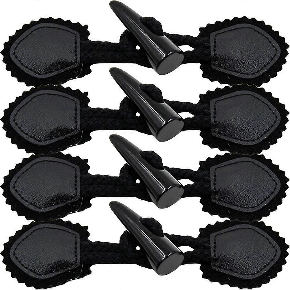 4 paar Toggle Buttons Lederen kleding Toggle Buttons Retro kleding knopen jas knopen