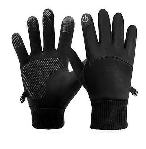 Glove，Winter Warming Gloves Unisex Full Finger Non-Slip Touch Screen Gloves for Cycling Skiing Running