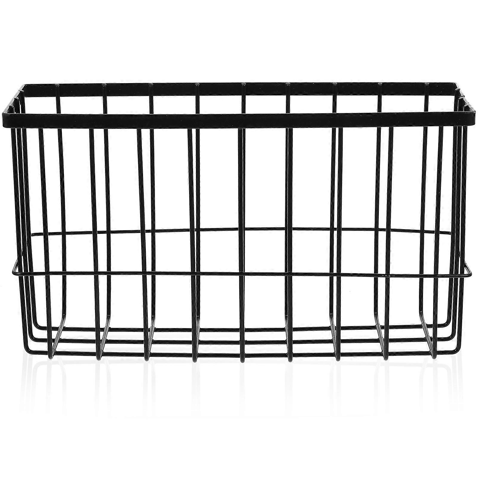 Wall Mount Organizer Hanging Basket Kitchen Spice Organization Storage Shelf