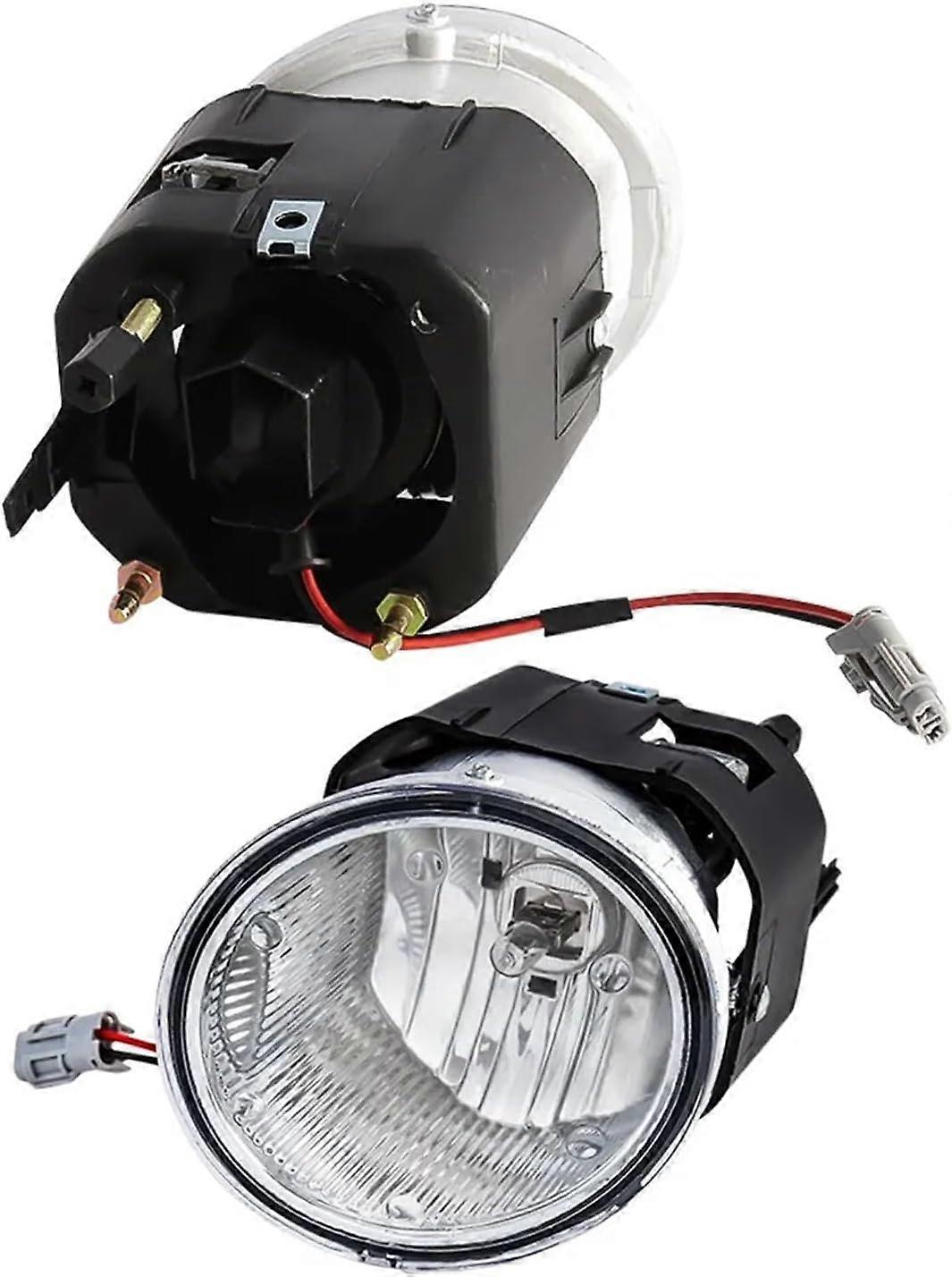 2PCs Fog Lights, Compatible for Nissan Sentra Frontier Xterra, Compatible for Maxima Navara X-Trail 2000 2001 2002 2003 2004 Halogen Car Headlights