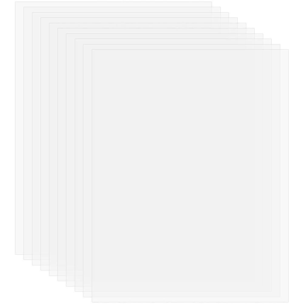 10pcs Clear Plastic Sheets Transparent Plastic Panels for Craft Picture Frames Sign