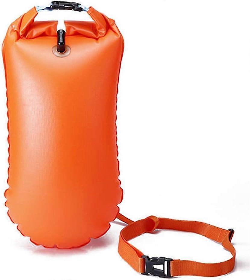 Swim Buoy Swimming Buoy Tow Float And Dry Bag For Open Water Swimmers And Triathletes Light And Visible Float For Safe Training And Racing(Orange)