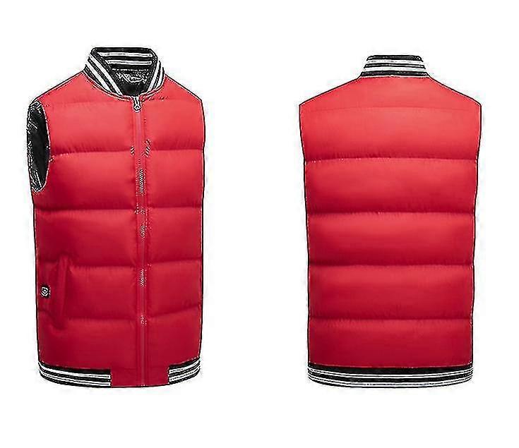 Ing Vest Usb Recharable Ing Vest To Keep Warm Sleeveless - Red S -