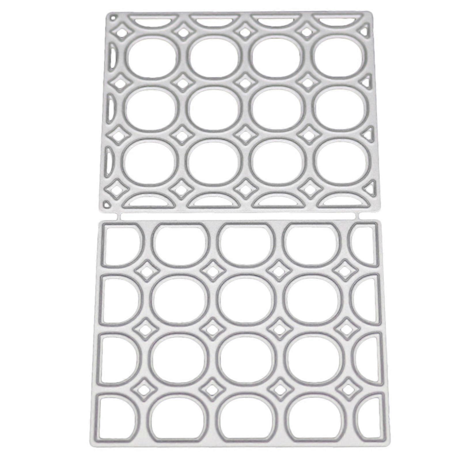 Diy Background Cutting Die Ellipse Pattern Carbon Steel Template Embossing Tool