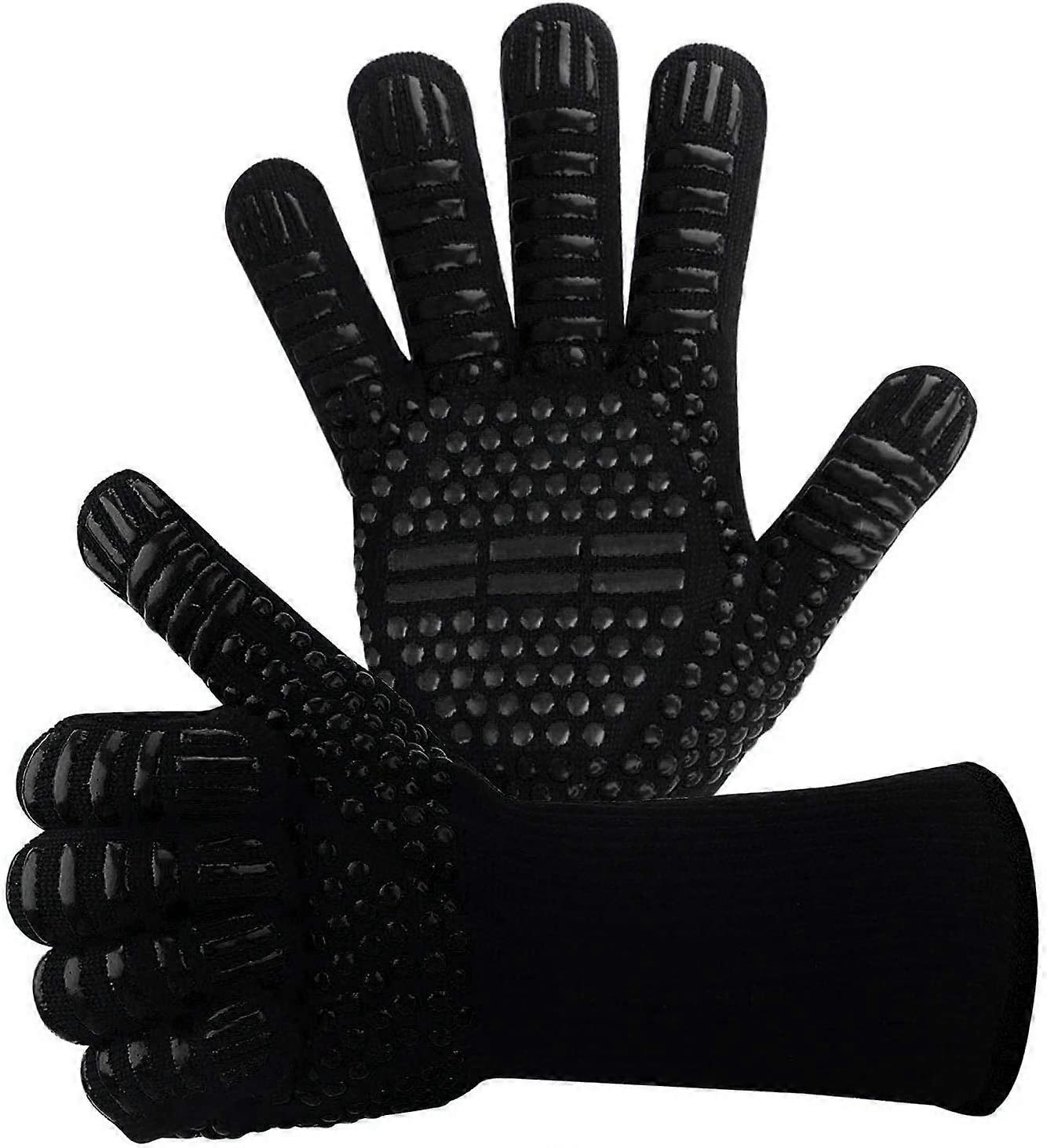 Grillhandschuhe, Ofenhandschuhe Grillhandschuhe Backhandschuhe Hitzebeständige Handschuhe Kaminhandschuhe bis