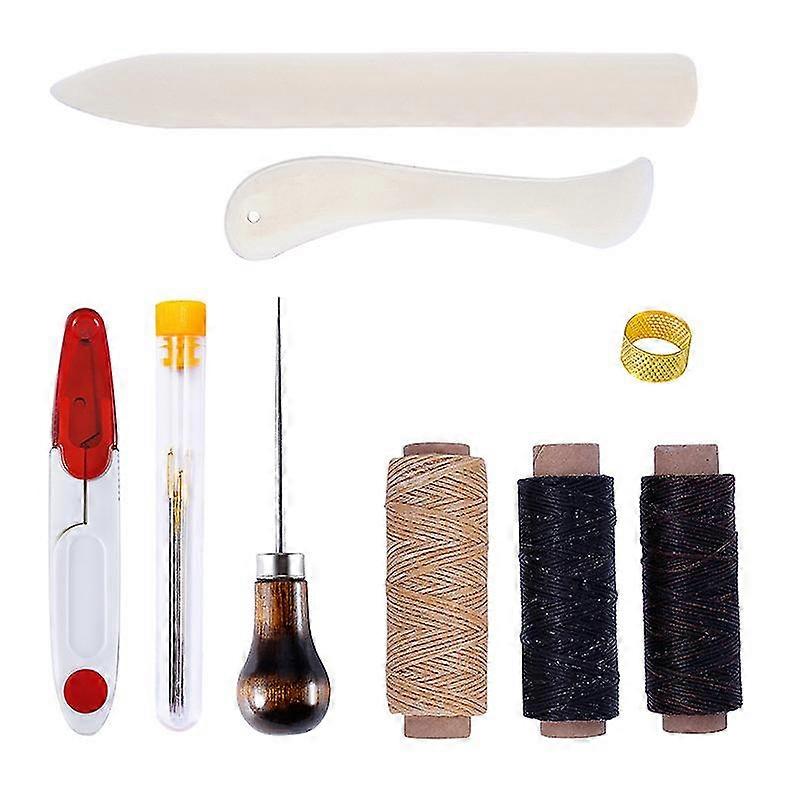 15 Piece Binding Kit Starter Tool Set Bone Folder Paper Crimper Diy Sewing Supplies