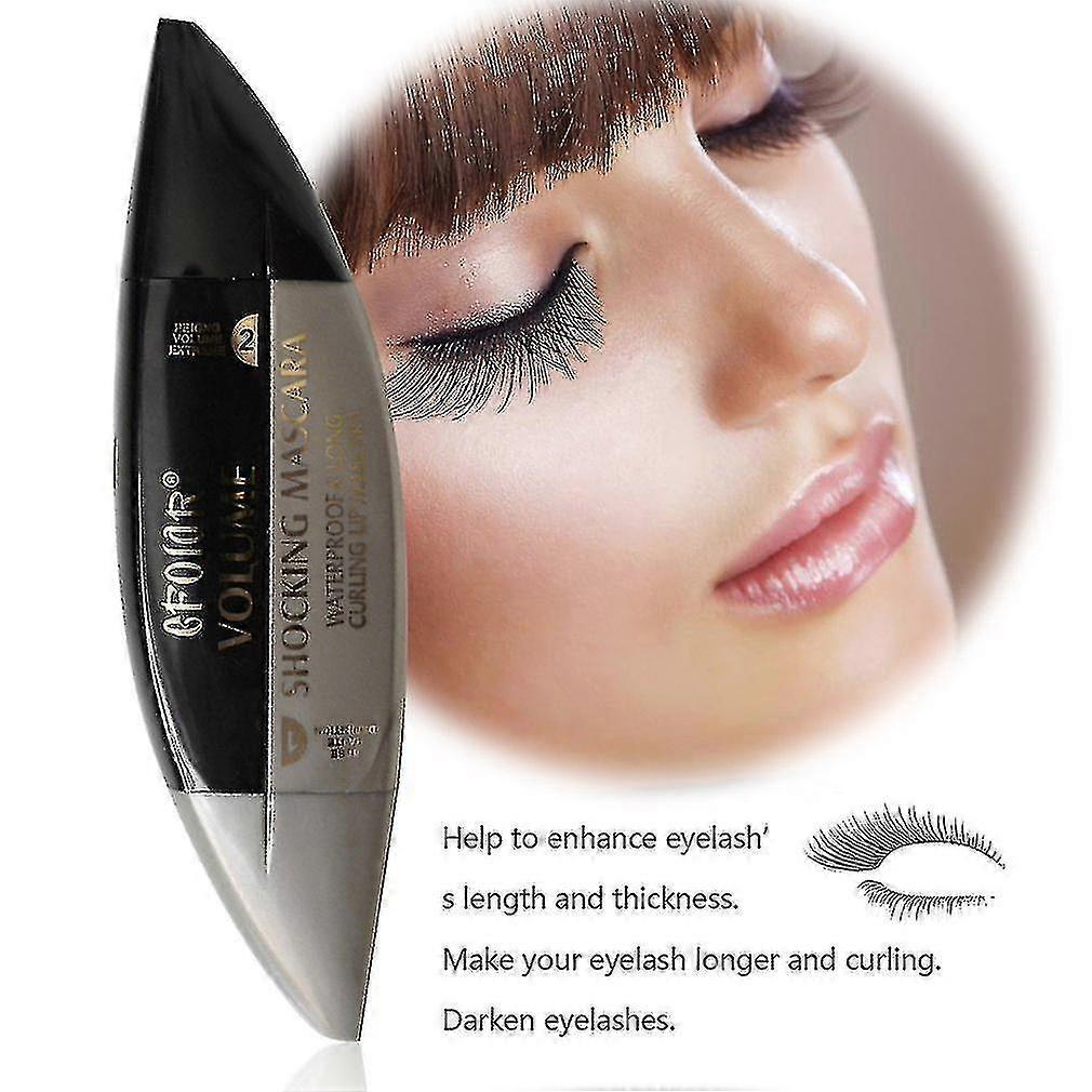 Waterproof Eyelashes Long Lasting Double Ends Brushes Curling Eye Lash