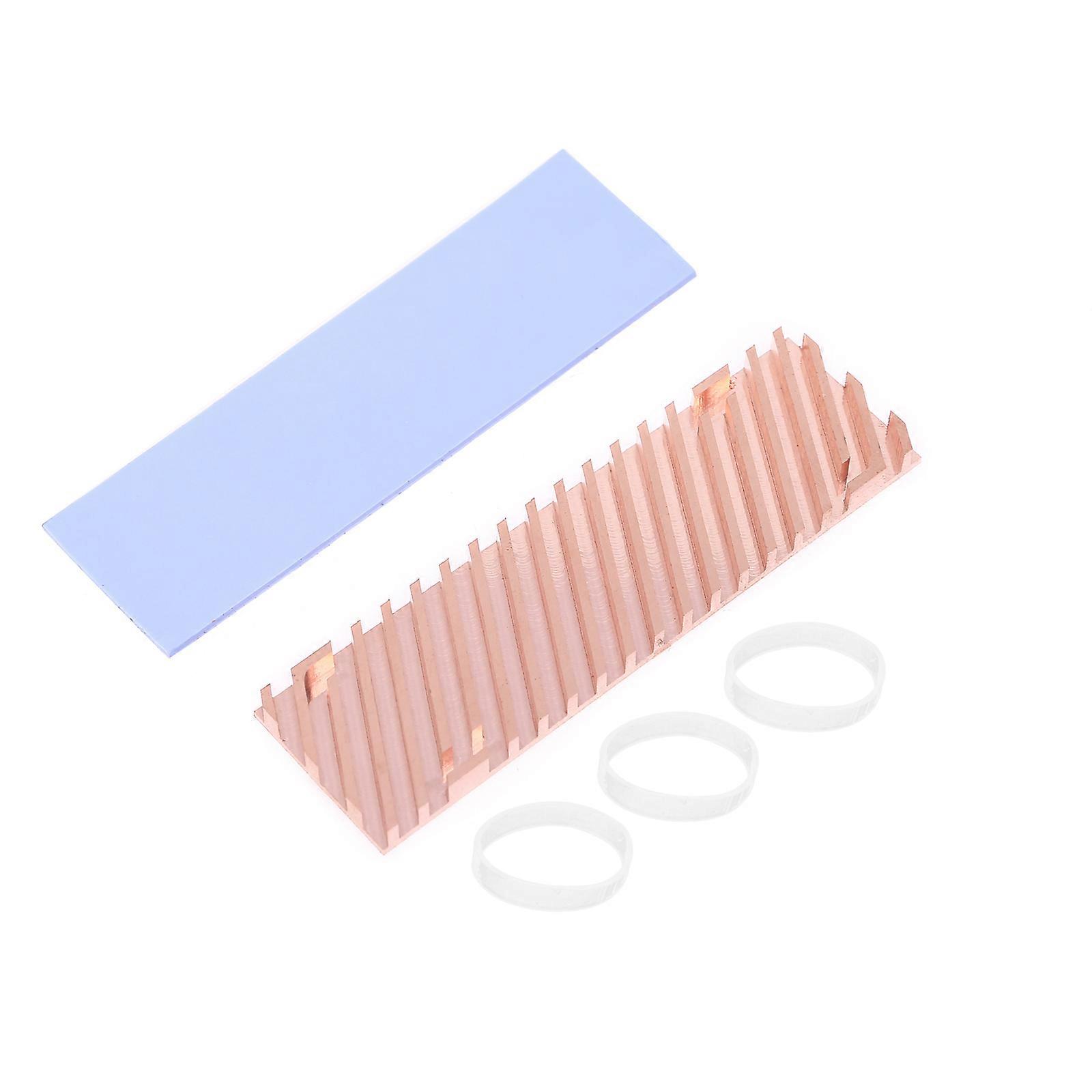 Ultra Thin Pure Copper Heatsink Cooler Heat Sink SSD Thermal Pad for M.2 2280 PCI-E NVME