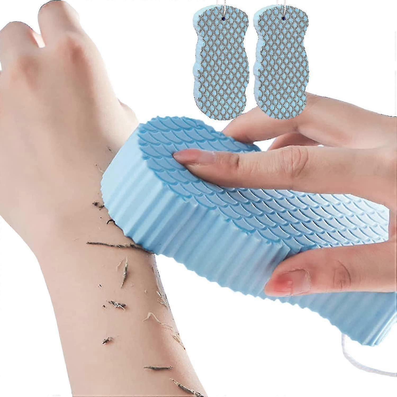 Exfoliating Bath Sponge, 2 Pcs Super Soft Bath Body Shower Sponge Magic Bath Gift