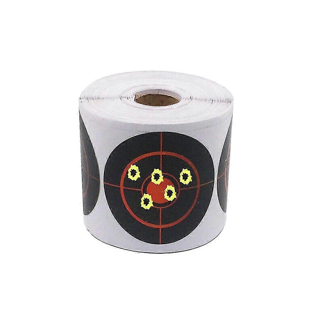 100Pcs Roll Splatter Targets Stickers 7.5cm Diameter Strong Adhesive