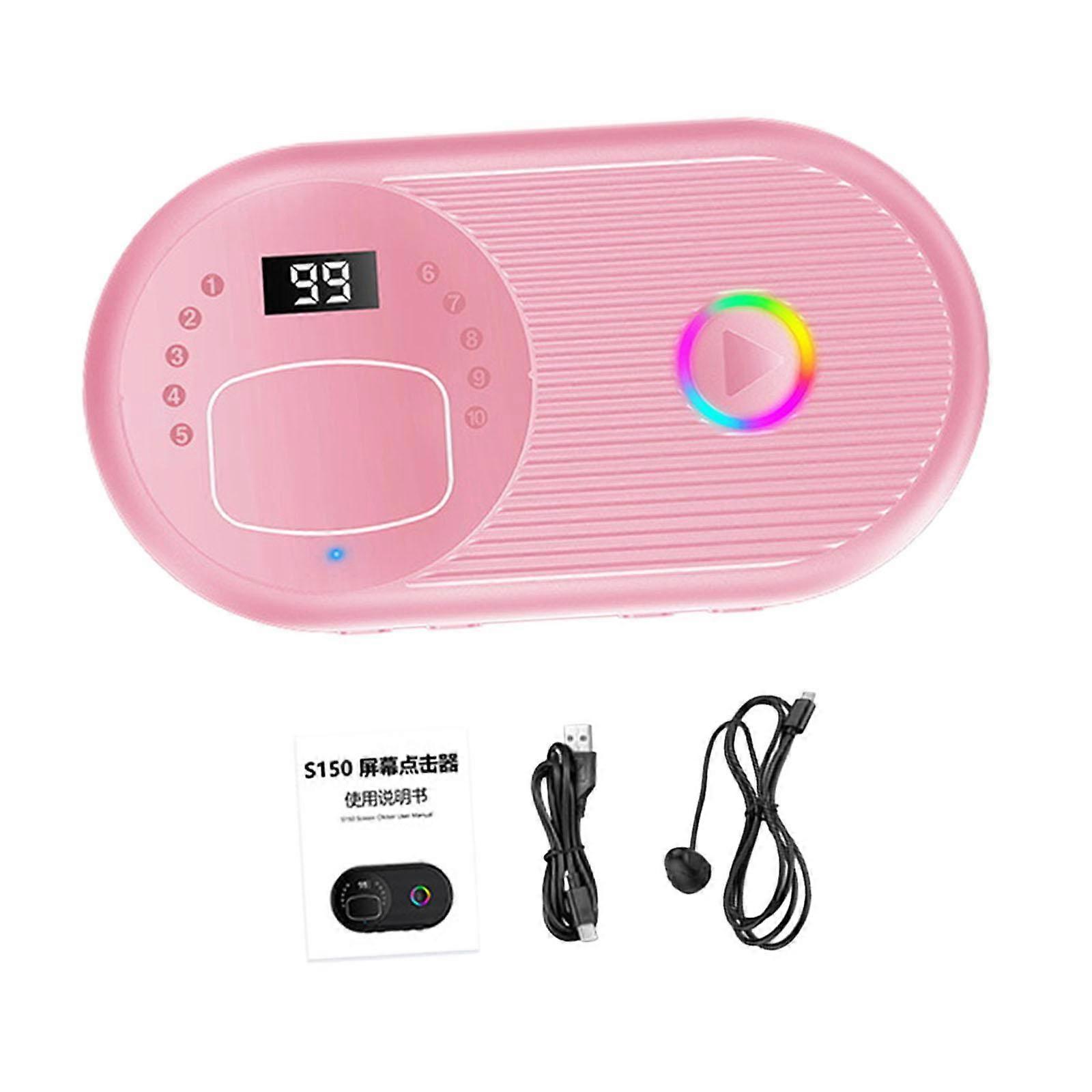 Auto Screen Clicker Mute Automatic Phone Clicker for Live Broadcast Shopping 2 click heads
