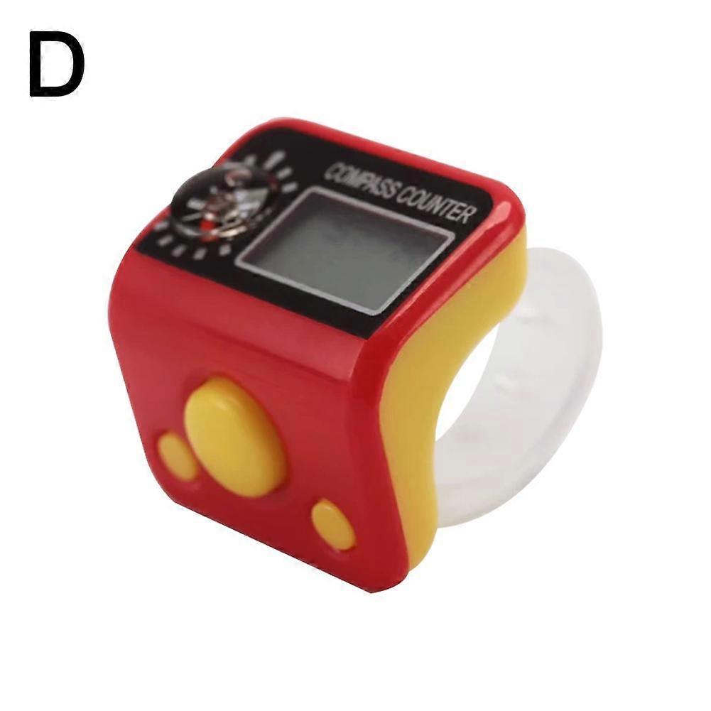 Finger Counter with Compass Portable Digital Tally Clicker for Counting Inventory Sports Events Classroom