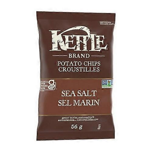 Kettle Brand 零食大小海盐，56 克（24 箱）