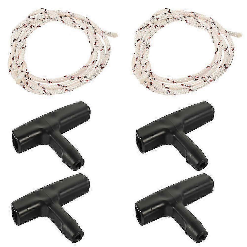 2 Sets Garage Emergency Pull Ropes Release Pull Ropes Pull Cords and Handles Kit