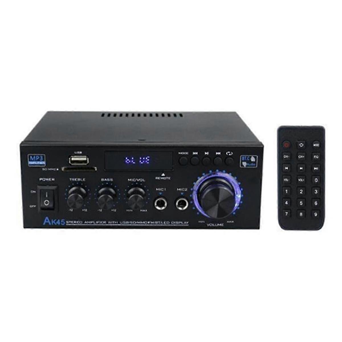 HiFi Digital Amplifier Bluetooth Amplifier 2.0 Bluetooth Surround Sound AMP Speaker compatible Home 