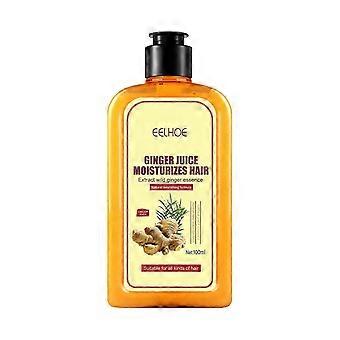 Zenzero Shampoo anticaduta capelli Radice di capelli forte Riparazione nutriente Shampoo per la crescita dei capelli solidi