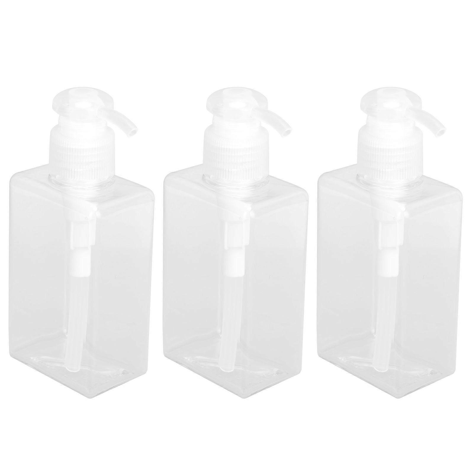 3PCS 150ml Pump Bottles Empty Liquid Hand Soap Containers Plastic Press Bottles for Kitchen Bathroom