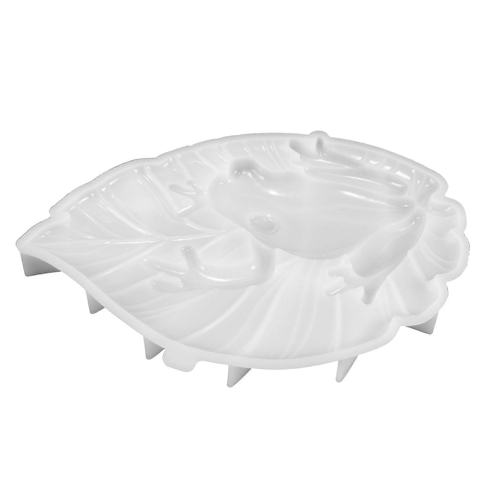 Silicone DIY Mold Frog On Leaf Making Mold Epoxy Resin Casting Mold DIY Frog On Leaf Mold