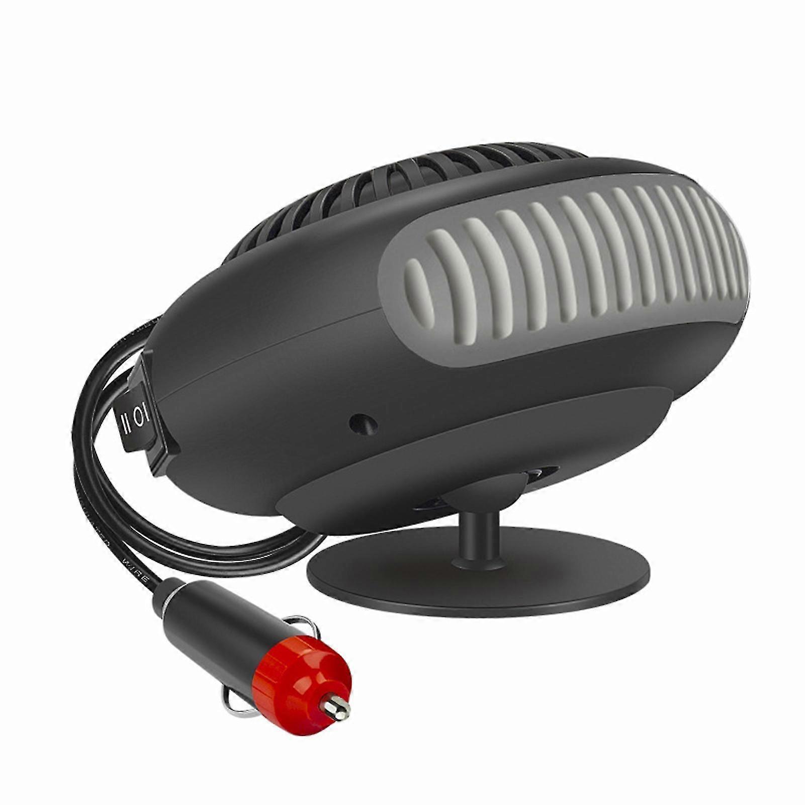 Car Heater with 360-Degree Rotary Base Plug-and-Play Fast Heating Portable Small Size Car Interior Heater