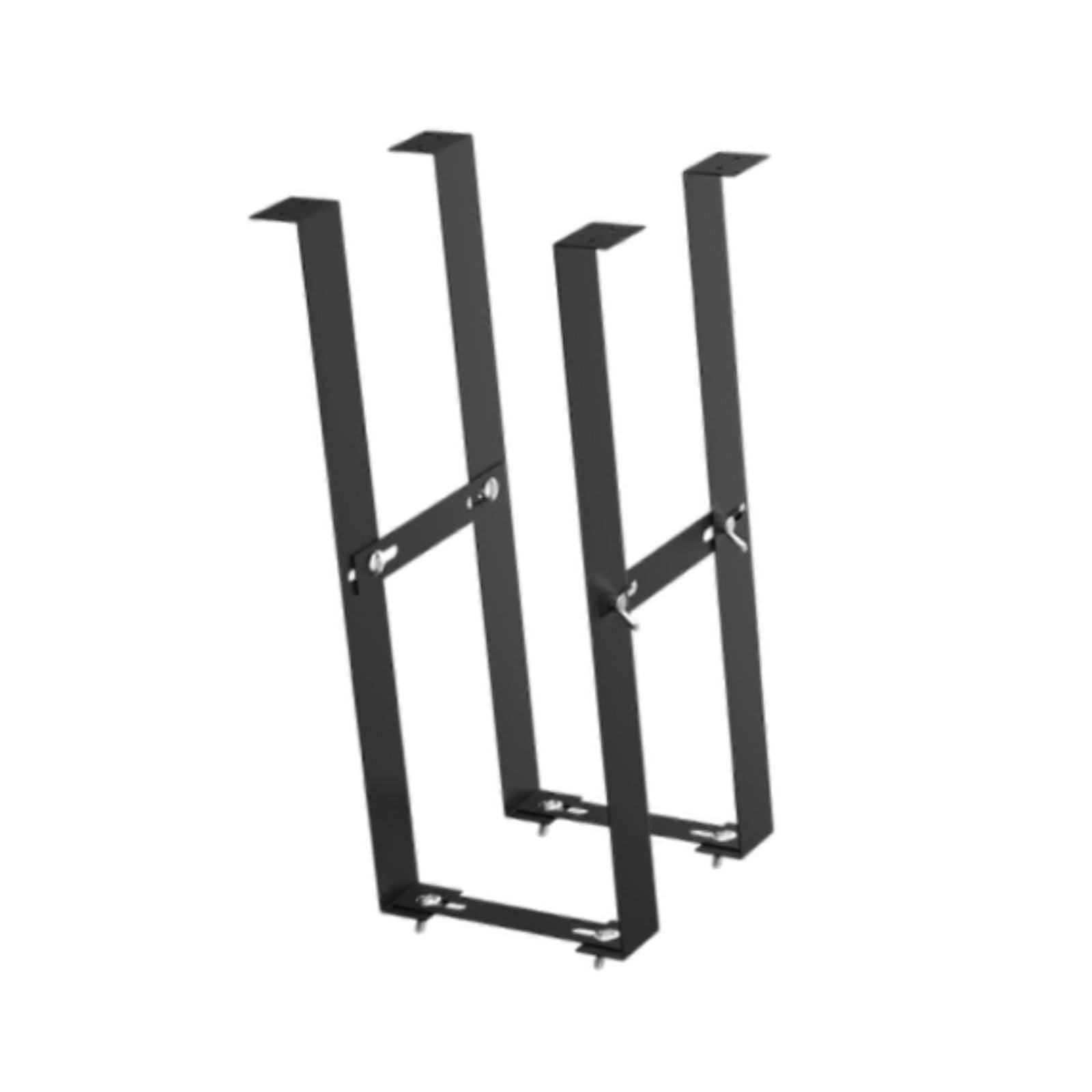 Under Desk Computer Mount Bracket Sturdy Convenient Computer Case Holder Black