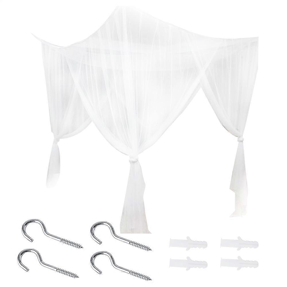 Corner Post Bed Canopy, Queen/King Size Bed, Mosquito Net