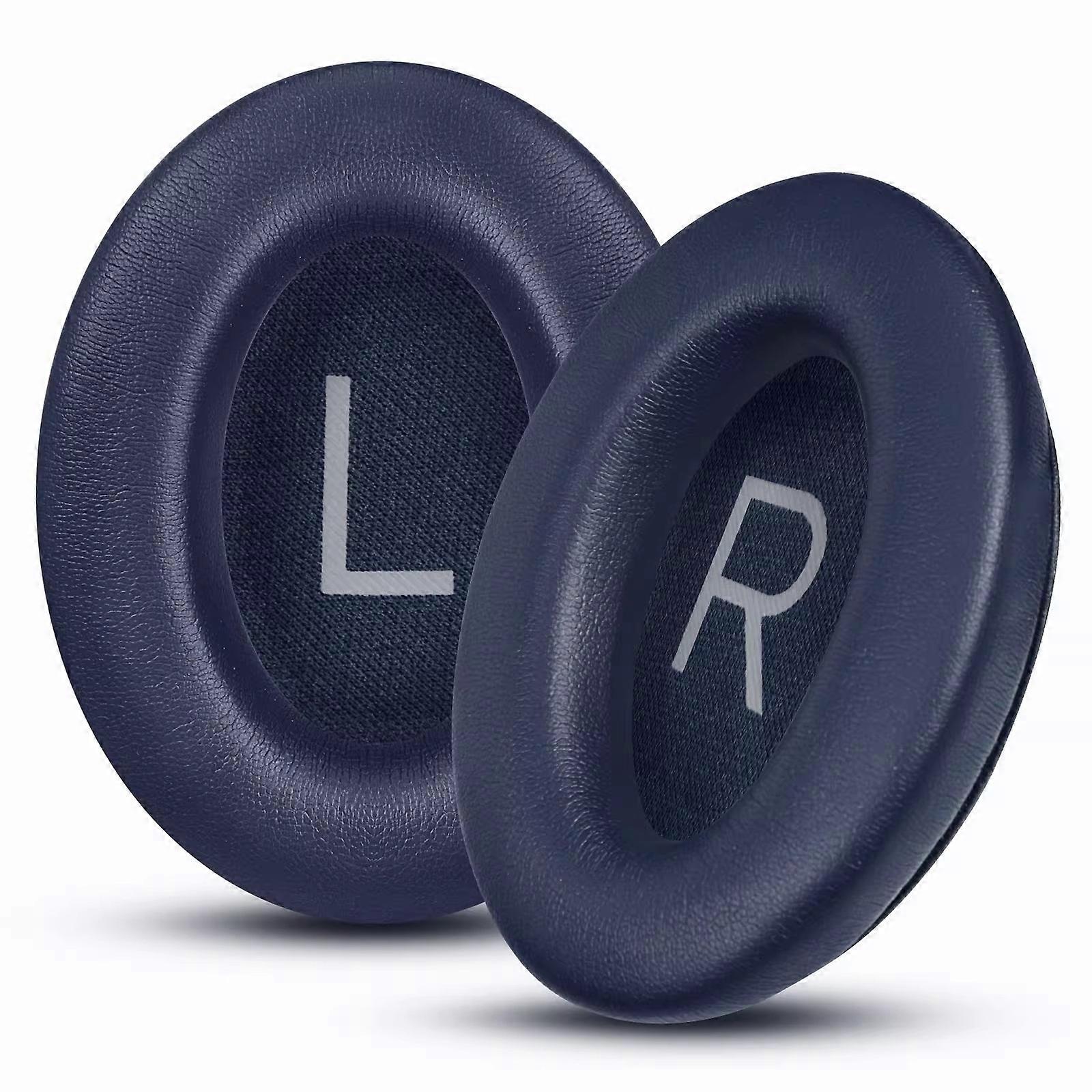 For BOSE QC45 1pair Headphone Sponge Earmuff Leather Cover