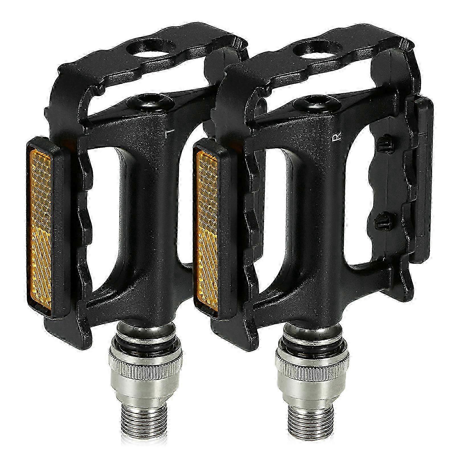 Bike Quick Release Pedals MTB Bike Bicycle Cycling Platform Pedal with Pedal Extender Adapter Happy H
