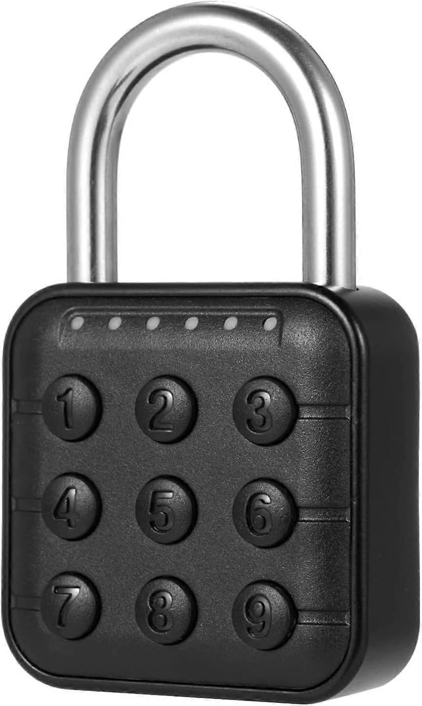 Electronic Combination Padlock, 6 Digit Combination Padlock, Waterproof Outdoor Code Padlock, Reliable Security Code Padlock, for Suitcases, Lockers,