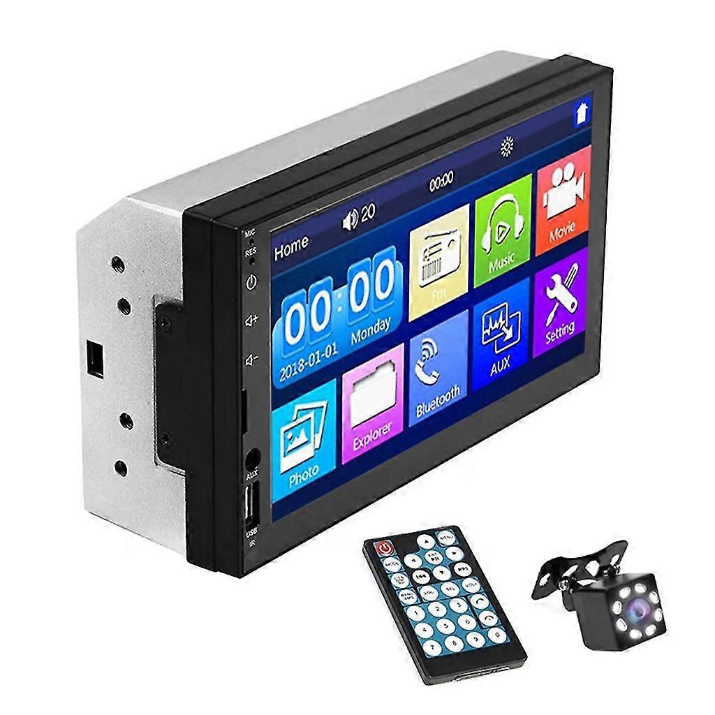 7 In USB MP5 Player Car RadioAudio Receiver Bluetoothcompatible Music Multimedia