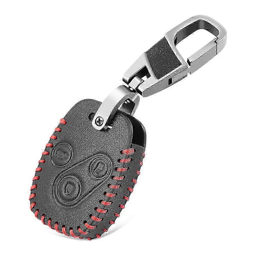 Leather Car Key Case Shell Remote Fob Cover For Cr-v Civic Insight Fit Srv Frv Chord 7 Jazz Gr