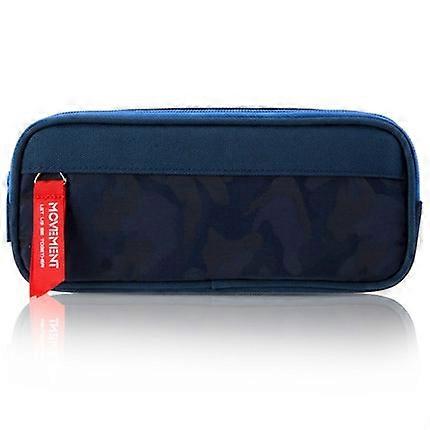 Camouflage Pencilcase Nylon Canvas Double Zipper Pen Bag