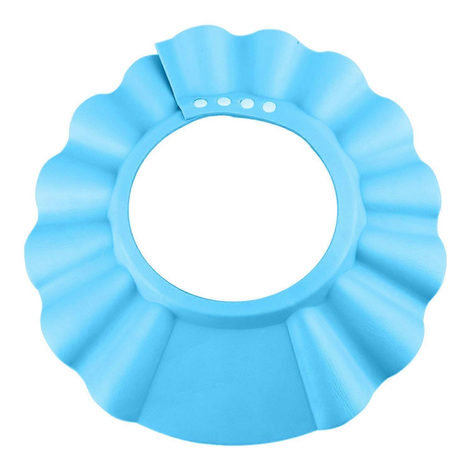Children's shampoo protective cap, suitable for 0-9 years old, blue