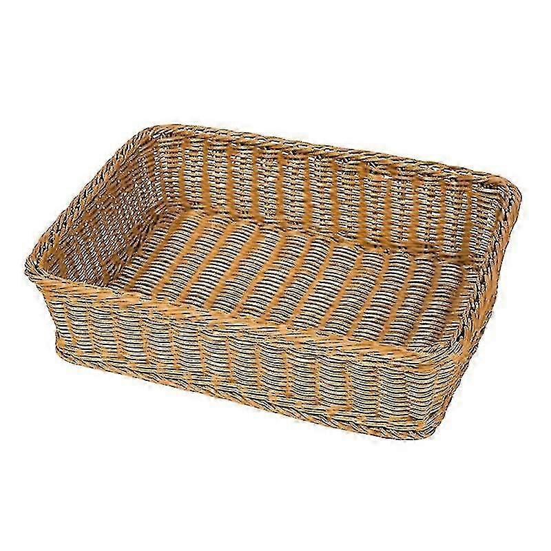 unique 1pcs Kitchen utensils, Imitation Rattan Basket