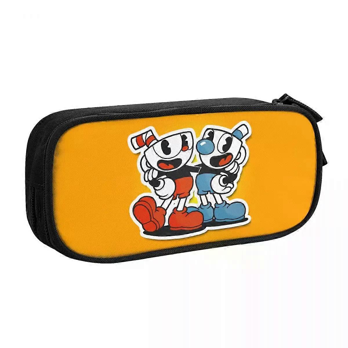 c5783 Cuphead Pencil Case Μολυβοθήκες Μεγάλες τσάντες χωρητικότητας Σχολείο jiu532