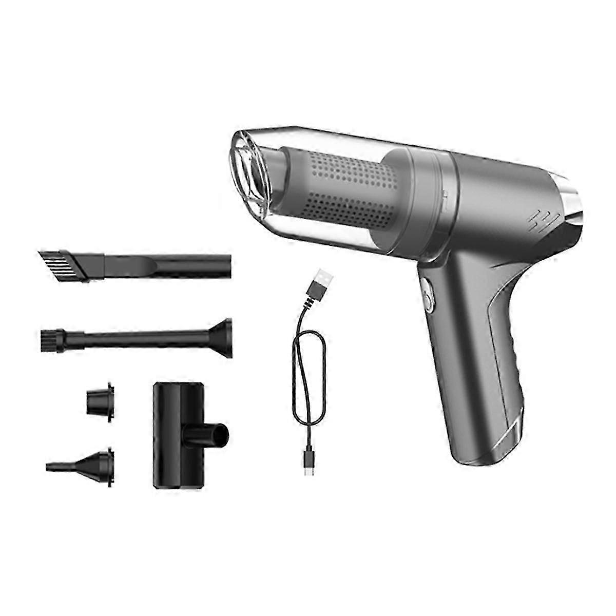 Aspirapolvere portatile per auto wireless potente da 12000 PA, portatile, portatile, per auto, potente macchina per la pulizia ad aspirazione forte