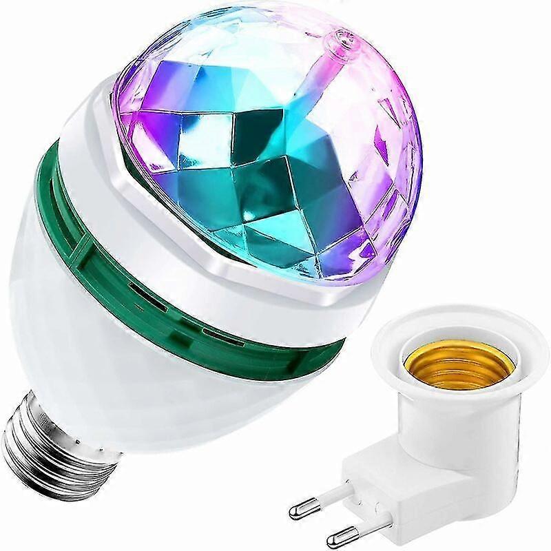Rotating Stage Light Bulb 7 Color Multicolor Led Strobe Light Bulb