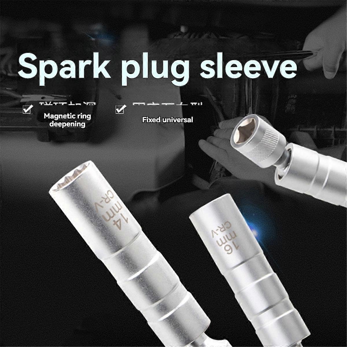 Extend Spark Plug Socket Wrench 12 Angle Repairing Removal Tool Thin Wall 3/8 Inch Drive Sockets Au