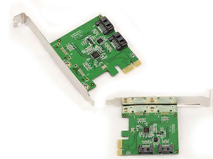 KALEA-INFORMATIQUE PCIe SATA III RAID-controller 6 GB /// 2 PORTE /// ASM1061R høj lav profil