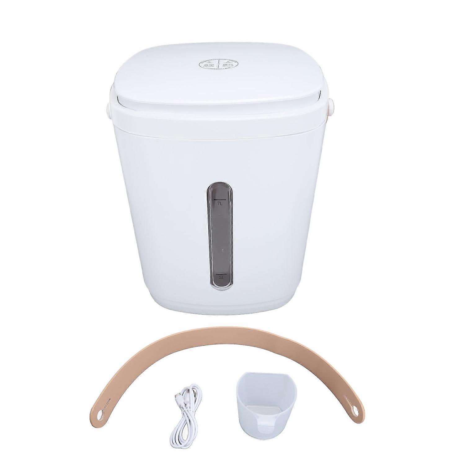 8L Vacuum Rice Storage Container Large Capacity USB Rechargeable Portable Handle Sealed Rice Storage