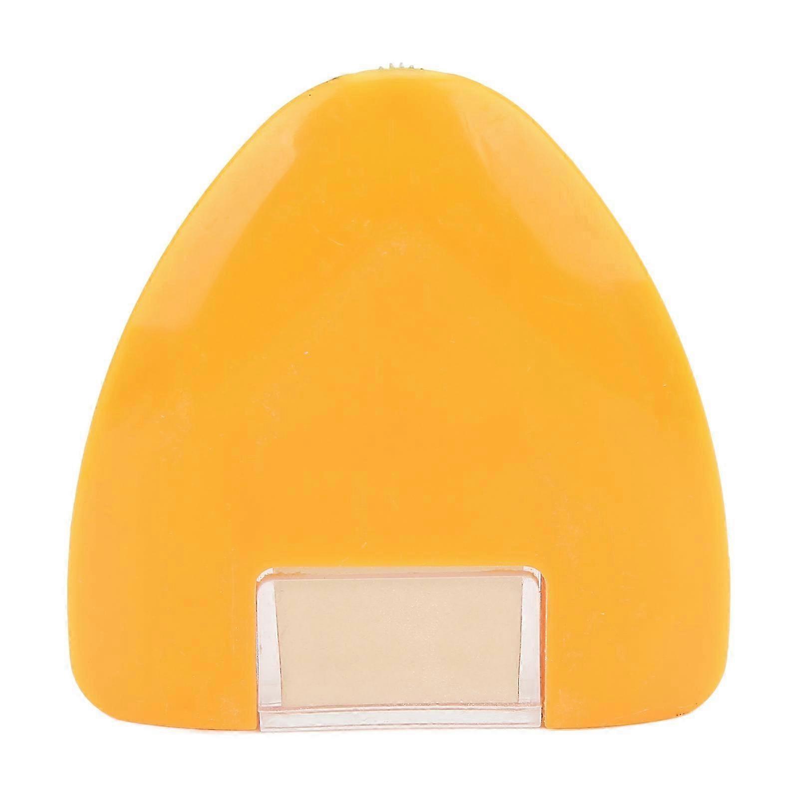 Fabric Chalk Clear Lines Triangular Shape Ergonomic Design DIY Sewing Parts for Professional Tailors Home Tailors Yellow