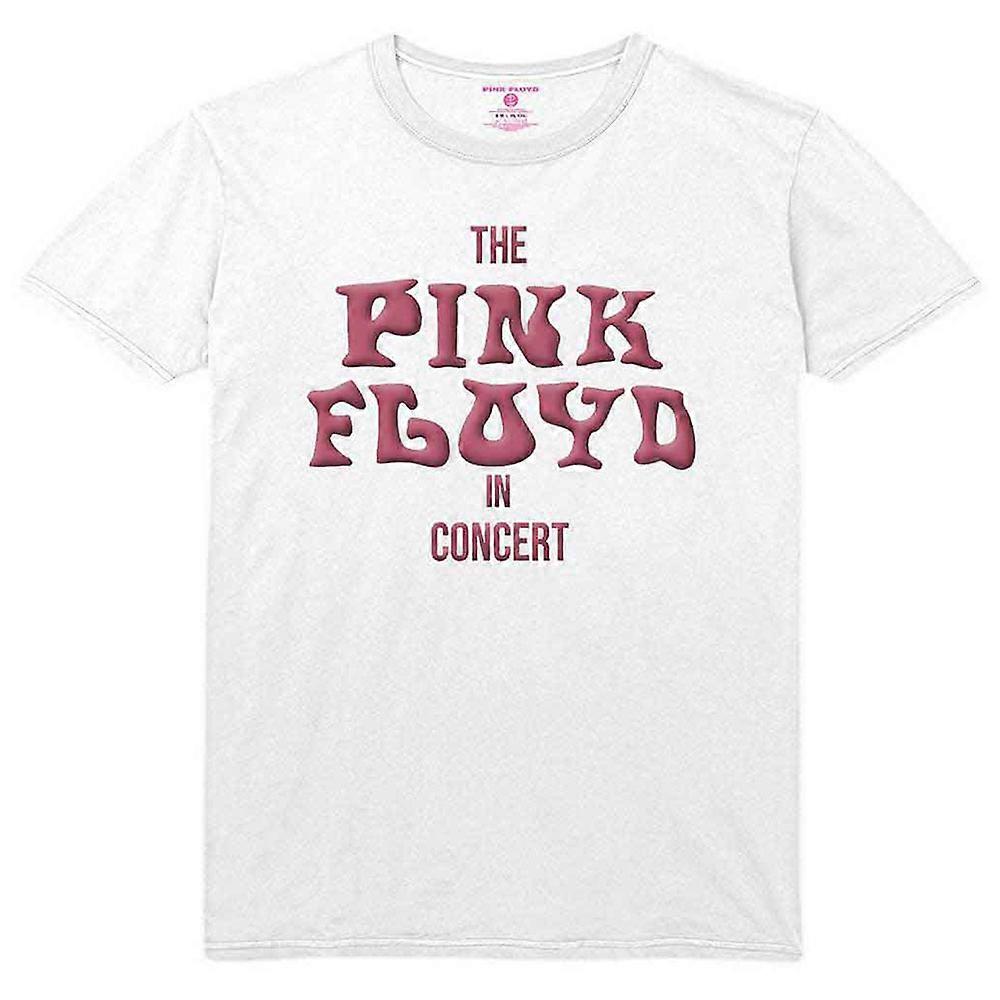 Pink Floyd Live In Concert Puff Print T Shirt