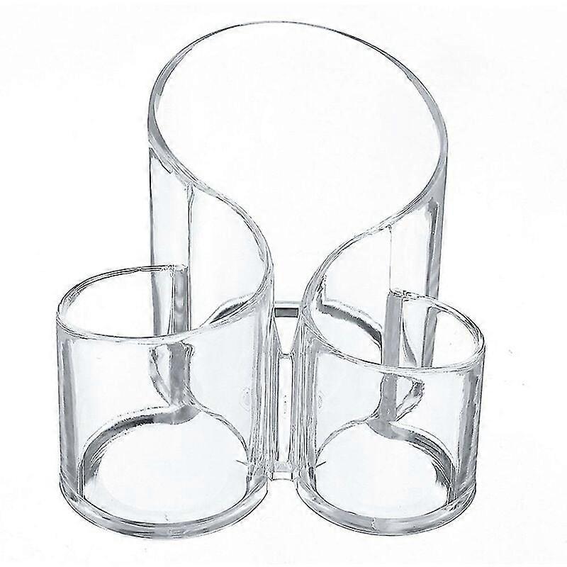 Espositore versatile per cosmetici, organizer a forma di fiore con finitura in acrilico trasparente, organizer per il trucco da camera da letto per lucidalabbra e pennelli.