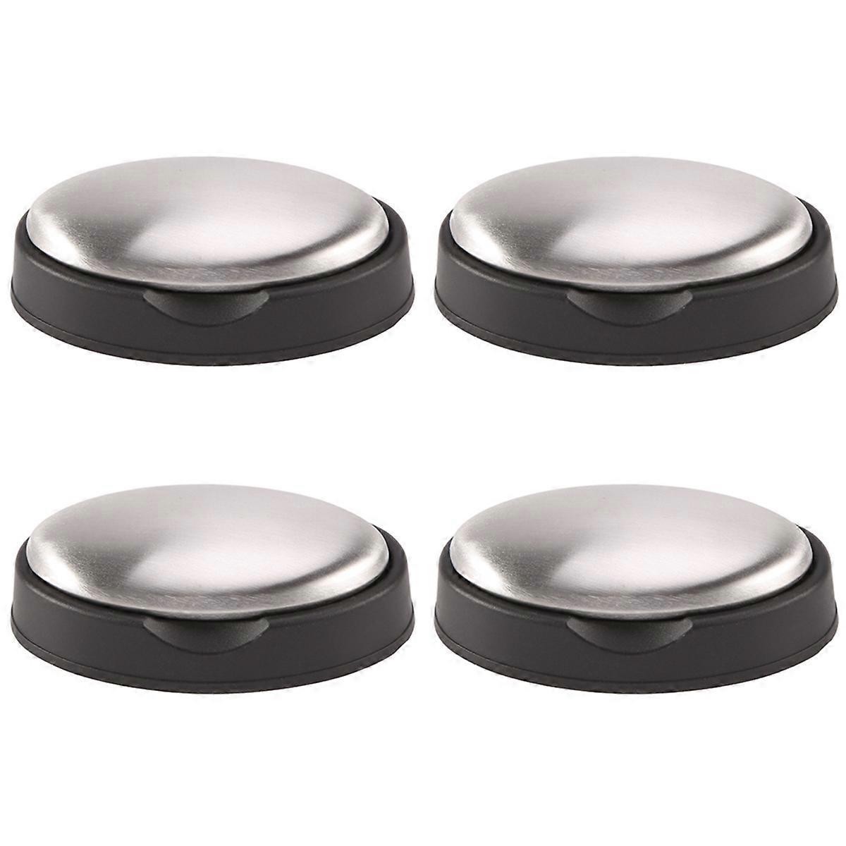 4X Stainless Steel Soap Hand Eliminating Odor Smell Odour Remover Holder Included(88mm X 46mm X 19m