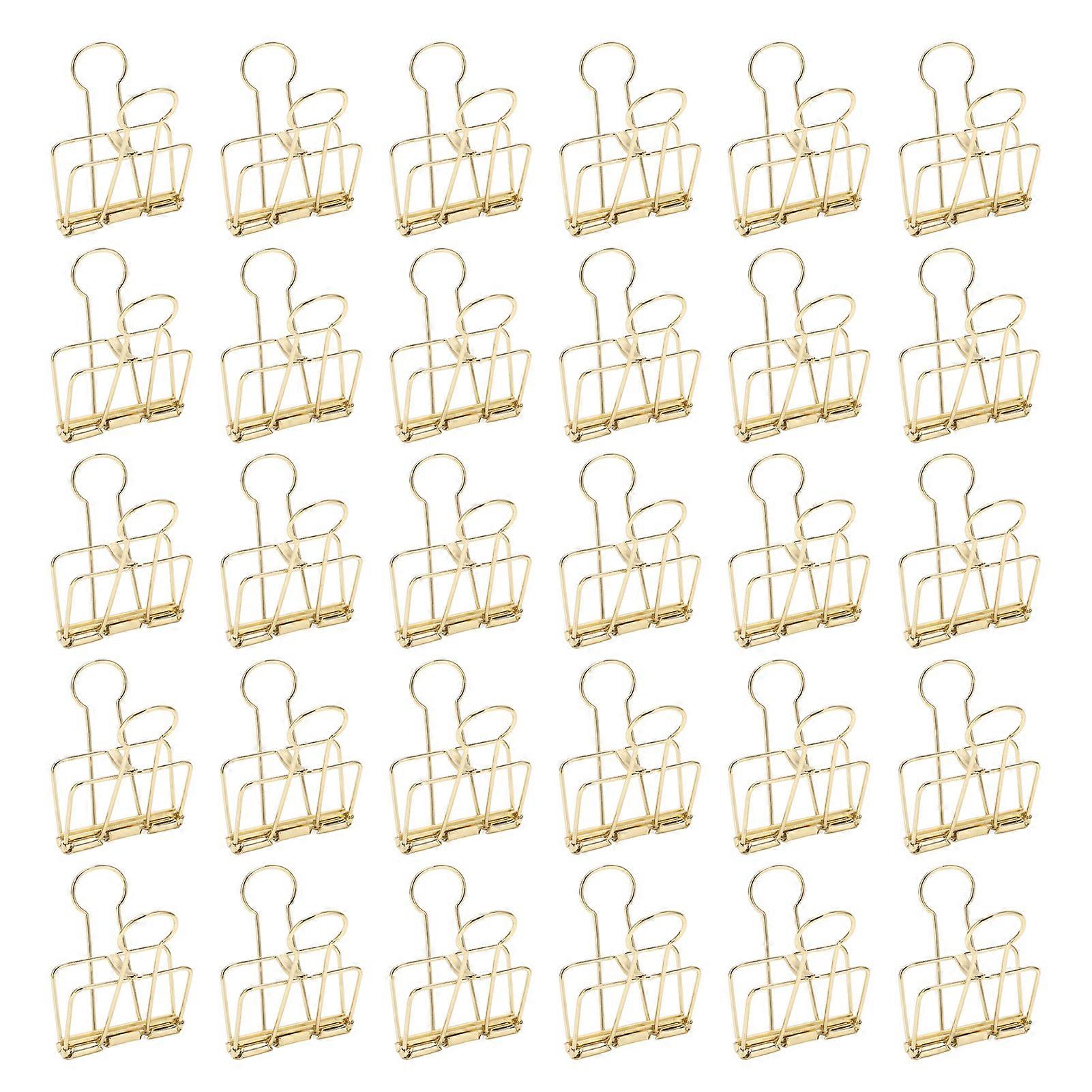 30st trådbindare 2in ihålig stark bred applikation metallbindemedelsklämmor för hemmakontor skola