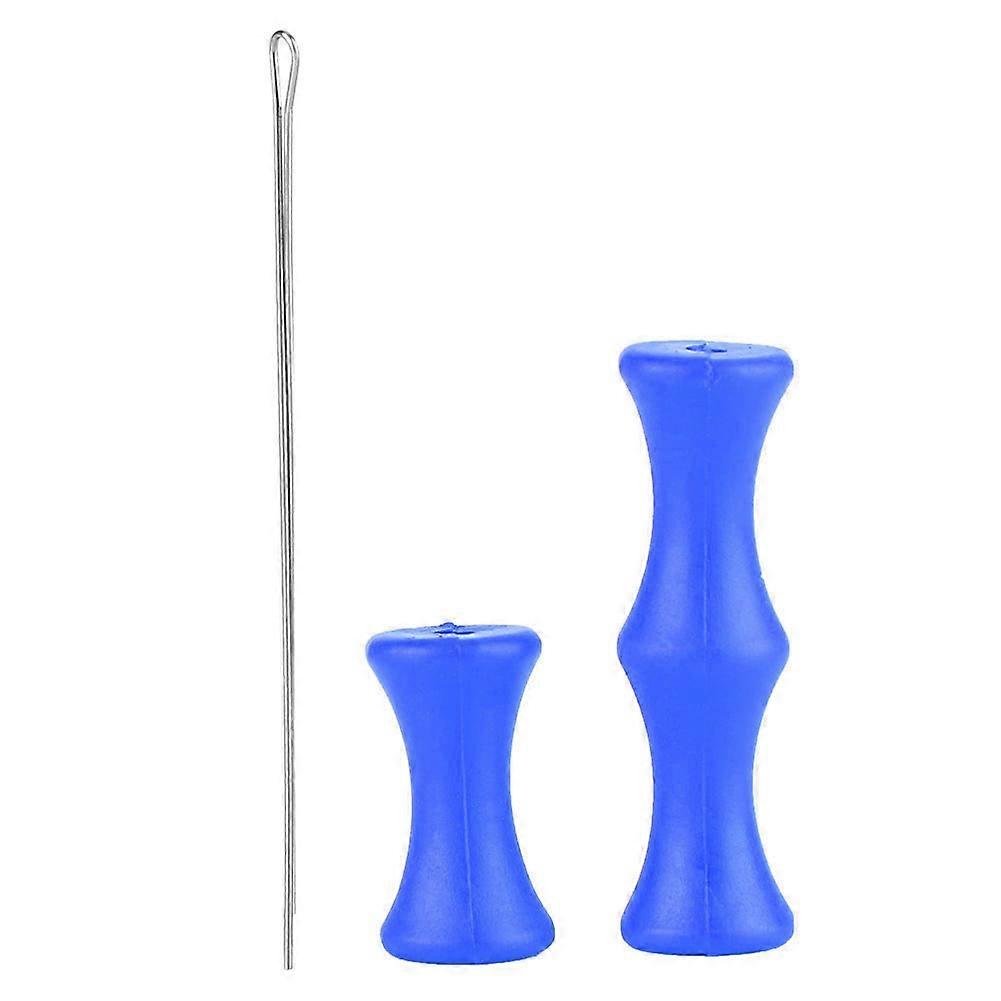 ZPSHYD Bowstring Finger Savers, Archery Bowstring Finger Protector, Silicone Quick Shot Finger Saver for Recurve & Compound Bow(Blue)